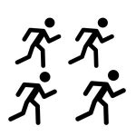 marathon runner icons