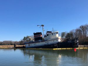 Tugboat Bourne sunk