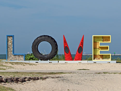 cape charles virginia love sign